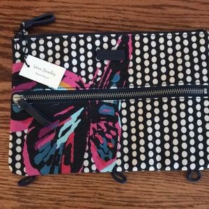 Vera Bradley pencil pouch butterfly flutter